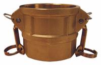Cam and Groove Coupling: 5 in Coupling Size, 5 in Hose Fitting Size, 5 in -8 Thread Size, Nitrile (MPN G500-D-BR). Key specifications — Gasket Material: Nitrile; Thread Size: 5 in -8; Brand: DIXON VALVE & COUPLING.