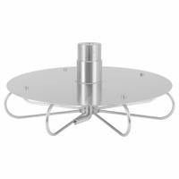 MOSMATIC Manhole Cleaner: 32 in Cleaning Path, 1/2 in Inlet Dia, NPTF, Stainless Steel, 2 Nozzles (MPN 81.087). Key specifications — Inlet Gender: NPTF; Brand: MOSMATIC; Housing Material: Stainless Steel; Includes: Protection Plate.