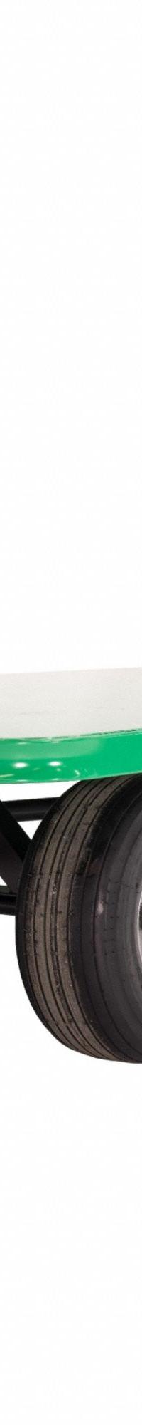 VALLEY CRAFT Quad-Steer Trailer: 4,000 lb Cap, 96 in L x 48 in W x 21 1/2 in H Deck, Steel, Green (MPN F83993). Key specifications — Brand: VALLEY CRAFT; Color: Green; Hitch Type: Pin & Clevis.