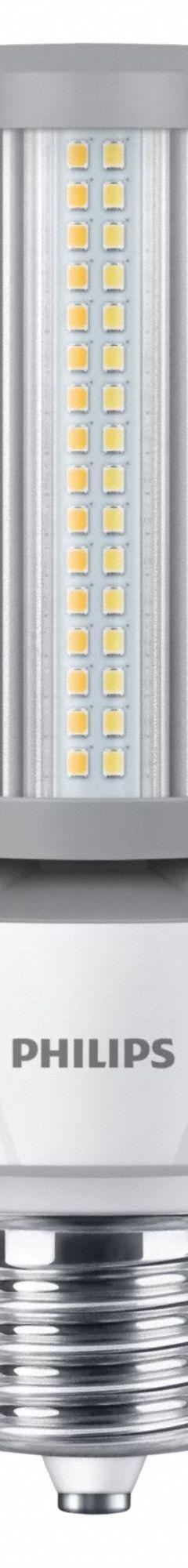 HID Replacement LED Lamp: Universal Burning, Corncob ED28, Mogul Screw (EX39), 18 W_27 W_36 W Watt (MPN 36-27-18CC/LED/3PW/3CCT/Ex39 BB 3/1). Key specifications — Color Temperature: 3000K; Brand: PHILLIPS; Shatter-Resistant: No.