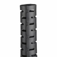 Split Harness Wrap: 1/2 in Inside Dia, Abrasion Resistant, 200 ft Lg, Polyethylene, -40°F to 122°F (MPN PW50F-T20). Key specifications — Color: Black; Material: Polyethylene; Brand: PANDUIT.