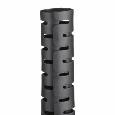 PANDUIT Split Harness Wrap: 1/2 in Inside Dia, Abrasion Resistant, 200 ft Lg, Polyethylene - Cable Harness Sleeving