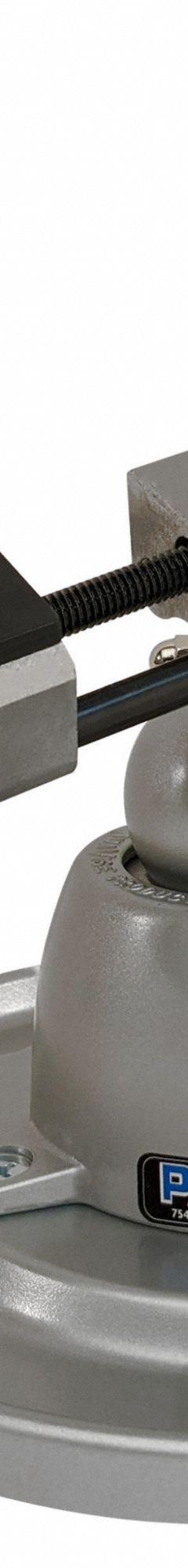 PANAVISE Multi-Angle Vise: Light Duty, 1 3/4 in Jaw Face Wd, 9 in Max Jaw Opening, V-Grooved, 1 in (MPN 350). Key specifications — attr663938: PANAVISE; attr669110: Neoprene; attr669112: Swivel.