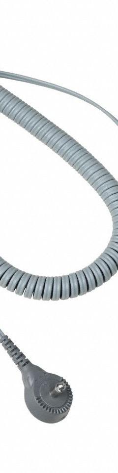 SCS Dual Conductor Cord: Dual Conductor Coil Cord, 5 ft Cord Lg, 1 megaohm Resist Rating - Max, 2360. Key specifications — Cord Shape: Coiled; Cord Construction: Dual-Wire; Brand: SCS.