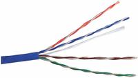 CAROL Category Cable: 14 pF/ft Max Capacitance, 1,000 ft Cable Lg, 24 AWG, Plenum, Blue, PVC, Std (MPN CP5.30.07). Key specifications — Conductor Gauge: 24 AWG; Jacket Material: PVC; Brand: CAROL; Pairs Separation: Standard.