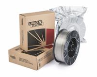 LINCOLN ELECTRIC Flux Cored Welding Wire: Stainless Steel, E308LT1-1/4, 1/16 in, 33 lb (MPN ED037126). Key specifications — Brand: LINCOLN ELECTRIC; Tensile Strength (As Welded) (Merch): 82 ksi to 83 ksi; Yield Strength (As Welded) (Merch): 56 ksi to 57 ksi.