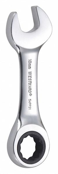 WESTWARD Combination Wrench: Alloy Steel, Chrome, 18 mm Head Size, 5 in Overall Lg, Std (MPN 54PP31). Key specifications — attr309600: 18 mm; attr309611: Chrome; attr309610: Alloy Steel; attr309604: No; attr309612: No; attr309613: No; attr309615: No; attr324932: WESTWARD.