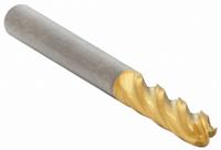 APPROVED VENDOR Ball End Mill: Carbide, TiN Coated, 4 Flute, 5/16" Mill Dia, 13/16" LOC, 2-1/2" OAL (MPN 223-001082)