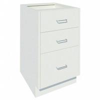 Base Cabinet: 32 5/8 in Overall Ht, 22 in Overall Dp, 18 in Overall Wd, Steel, 3 Drawers, 0 Shelves (MPN GRJTP925-18P-2). Key specifications — Product Type: Base Cabinet; Brand: INSTOCK; Material: Steel; Cabinet Type: Base Cabinets.