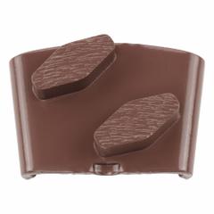 HUSQVARNA Grinding Tool: Soft, 50 Grit, Brown, 2 Segments, Concrete, Clockwise/Counterclockwise (MPN VARI-GRIND EZ S50 DS). Key specifications — attr81237: Brown; attr81244: Metal; attr122184: Grinding Tool; attr122180: Soft Concrete; attr81239: 970605401; attr81227: HUSQVARNA.