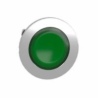 SCHNEIDER ELECTRIC Push Button Head: 30 mm Panel Size, Illuminated, Metallic, Green (MPN ZB4FA38). Key specifications — Manufacturer Part Number: ZB4FA38; Compatible Operator Illumination: Illuminated; Compatible with Series: XB4; Head Attachment Type: Screw-On; Head Material: Metal; Brand: SCHNEIDER.
