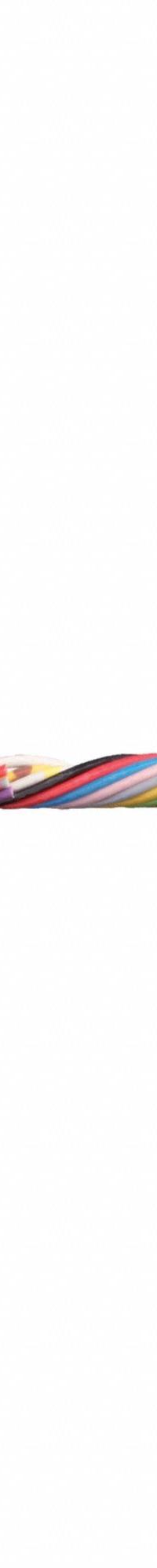 CHAINFLEX Data Cable: 22 AWG, 18 Conductors, Order by the Foot, PVC Jacket, 300 V (MPN CF240-03-18). Key specifications — attr1141190: Copper; attr1141193: Single; attr1141160: 5 x OD; attr1141165: 8 x OD; attr1141168: No; attr1141174: 10 x OD; attr1141159: Oil and Grease Resistant; attr1141182: VW-1.