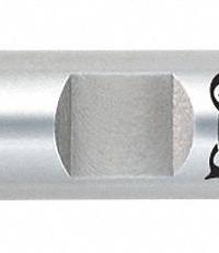 OSG Square End Mill: Cobalt, Double End, 2 Flute, 17 mm Mill Dia, 33.33 mm LOC, 127 mm OAL (MPN 5822200)