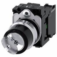 SIEMENS Selector Switch: 2 Position, 22 mm Panel Mounting Size, 1NO, Series 3SU1150 (MPN 3SU1150-4BF11-1BA0). Key specifications — Manufacturer Part Number: 3SU1150-4BF11-1BA0; Brand: SIEMENS; Switch Action: Maintained/Maintained; Contact Form: 1NO; Key Removal Position: Any Position.