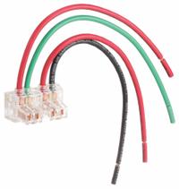 Switch Wiring Module: SNAPconnect(R) II, 120/277V AC, 15 A_20 A, 3 Wire, 6 in Wire Lg (MPN SNAP3W2NA). Key specifications — Manufacturer Part Number: SNAP3W2NA; Brand: HUBBELL; Voltage Rating: 120/277V AC; Compatible Series: SNAPconnect(R) II; Wire Type: Stranded; Connector Type: Pigtail.