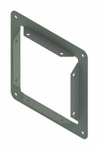 HOFFMAN Wireway Panel Adapter: 12 in Wd, 12 in Ht, 14 ga Gauge, 1, Without Knockouts, Steel, Painted (MPN F1212GPA). Key specifications — Brand: HOFFMAN; Finish: Painted; With/Without Knockouts - Broad: No.