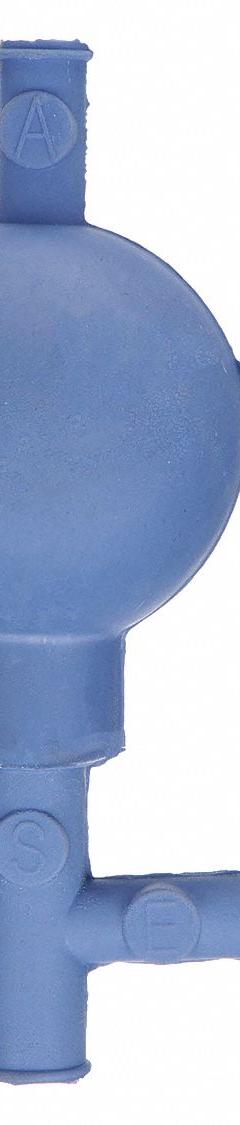 HEATHROW SCIENTIFIC Bulb Pipette Controller: 35 mL Capacity - Max, 1 Channels (MPN HS20632C). Key specifications — Brand: HEATHROW SCIENTIFIC; Pipettor Type: Manual Bulb Controller; Product Type: Bulb Pipette Controller; Material: Rubber; Color: Blue.