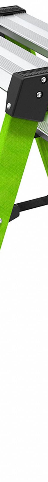 LITTLE GIANT Step Stool: 3 Steps, 2.4 ft Overall Ht, 375 lb Load Cap, Fiberglass, 2.2 ft Standing Ht (MPN 910-00001). Key specifications — Brand: LITTLE GIANT; Color: Green.