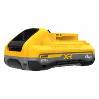 DEWALT Cordless Tool Battery: 20V MAX*, 4 Ah, Battery Included, 20V DC (MPN DCB2104). Key specifications — attr1278107: Not Oil-Resistant.