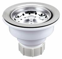 APPROVED VENDOR Strainer: Plastic, Unfinished, 3 1/2 in Overall Ht, 4 in Overall Dia (MPN 1PPF7). Key specifications — Product Type: Sink Drain; Brand: APPROVED VENDOR; Finish: Unfinished; Material: Plastic; Includes: (2) Strainer Bodies.