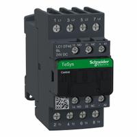 SCHNEIDER IEC Magnetic Contactor: Non-Reversing, 4 Poles, 4NO Contacts, 40 A, 24V DC Coil (MPN LC1DT40BL). Key specifications — Brand: SCHNEIDER; Integrated Surge Suppression: No.