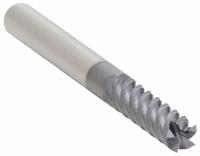 WIDIA HANITA Square End Mill: Carbide, AlTiN Coated, 5 Flute, 3/16" Mill Dia, 5/8" LOC, 2" OAL (MPN 4C0505000ST)