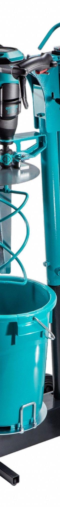 COLLOMIX Corded Concrete Mixer: For use with Adhesives/Cement/Concrete/Mortar, 9 gal Drum Capacity (MPN 37061). Key specifications — Materials For Use With: Adhesives; Cement; Concrete; Mortar; Speed Settings: Variable; Drum Material: Polyethylene; Product Type: Concrete Mixer; Power Source: Corded.