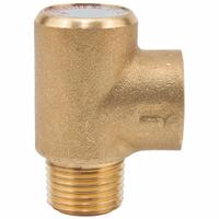 WATTS Pressure Relief Valve: MNPTF x FNPTF, 1/2 in x 1/2 in, Brass, 125 psi Max. Op Pressure, 180°F (MPN 1/2 LF53-125). Key specifications — Brand: WATTS.