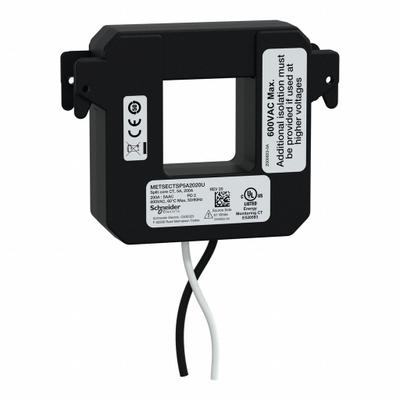 SCHNEIDER ELECTRIC Split core CT, 5A, 200A UL2808: 200 A Primary Current - Max - Split Core Current Transformers