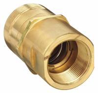 AEROQUIP Hydraulic Quick Connect Hose Coupling: 1 1/4 in Coupling Size, Brass, FNPT (MPN 5100-S2-20B). Key specifications — Body Material: Brass; Thread Size: 1-1/4"-11-1/2; Brand: AEROQUIP.