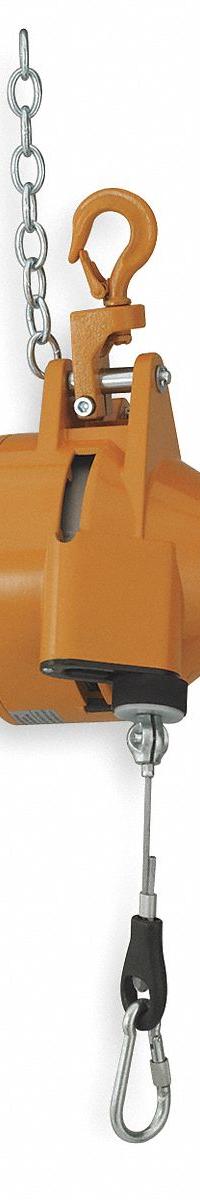PACKERS KROMER Tool Balancer: Non-Locking, 220 lb Max. Tool Wt, 6.6 ft Cable Lg, Die Cast Aluminum (MPN 8241-7). Key specifications — attr378750: Swiveling; attr215471: 198.40 to 220.50 lb; attr215474: Die Cast Aluminum; attr378752: Yes; attr215463: PACKERS KROMER.