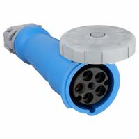HUBBELL Pin and Sleeve Connector: Blue, 120/208V AC, Three Phase, 60 A, 4 Pole, 5 Wire (MPN HBL560C9W). Key specifications — Brand: HUBBELL.