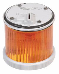 EDWARDS SIGNALING Stacklight Warning Light: Flashing/Steady, 120V AC, Amber, 70 mm Overall Dia (MPN 270CLEDMA120A). Key specifications — Brand: EDWARDS SIGNALING; Compatible with Series: 200 Class; Lens Color: Amber; Operating Voltage: 120V AC; Manufacturer Part Number: 270CLEDMA120A.
