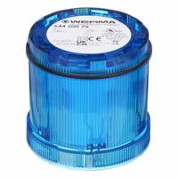 WERMA Tower Light Module: Steady, 24V AC/24V DC, Blue, 70 mm Overall Dia, 66 mm Overall Ht, 64450075. Key specifications — Brand: WERMA; Compatible with Series: KombiSIGN 71; Lens Color: Blue; Operating Voltage: 24V AC; Manufacturer Part Number: 64450075.
