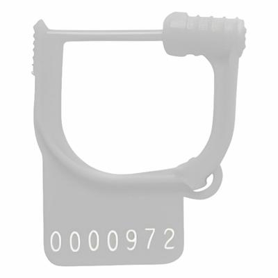 TYDENBROOKS Padlock Seals: White, Polypropylene, 6 lb Breaking Strength, 29/50 in Lock Lg - Plastic Hasp Padlock Seals