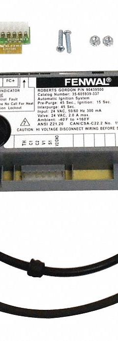 FENWAL IGNITION CONTROLS Ignition Control: Mfr Part # 35-605939-337. Key specifications — Manufacturer Part Number: 35-605939-337; Product Type: Ignition Control.