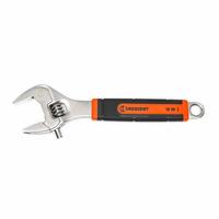 CRESCENT Adjustable Wrench: Steel, Full Polish Chrome, 12 in Overall Lg, 1 23/32 in Jaw Capacity (MPN AC312CVS). Key specifications — attr309359: Full Polish Chrome; attr324924: CRESCENT; attr309358: Steel.