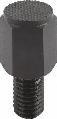 KIPP Positioning Foot w/Serrated Face: External Threads, Serrated, Steel, M6 Thread Size (MPN K0299.406010). Key specifications — Brand: KIPP.