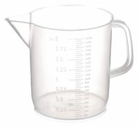 APPROVED VENDOR Beaker: Low Form with Handle, Molded Graduation, Polypropylene, Translucent (MPN 326495-2000). Key specifications — Clarity: Translucent; Graduation Style: Molded; Body Color: Colorless; Brand: APPROVED VENDOR; Product Type: Beaker; Includes Graduations: Yes.