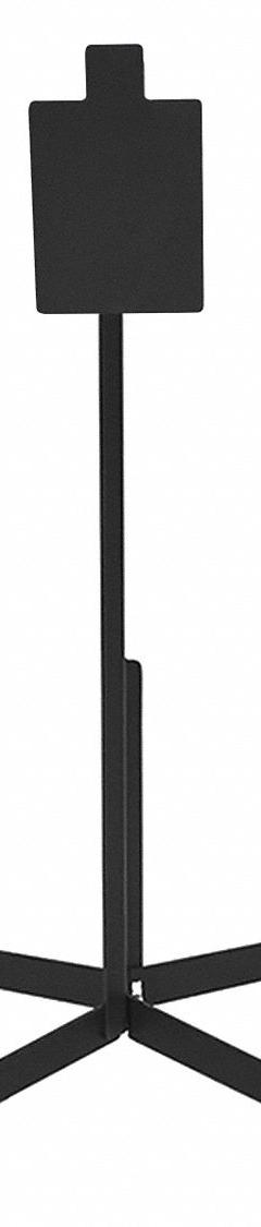 ACTION TARGET Shooting Range Targets: Steel, Freestanding Target, 12 in Ht, 8 in Wd, Stationary (MPN AT-200-7-2-3). Key specifications — Color: Black; Target Style: Freestanding; Target Mechanism: Stationary; Target Grouping: Static; Material: Steel; Brand: ACTION TARGET.