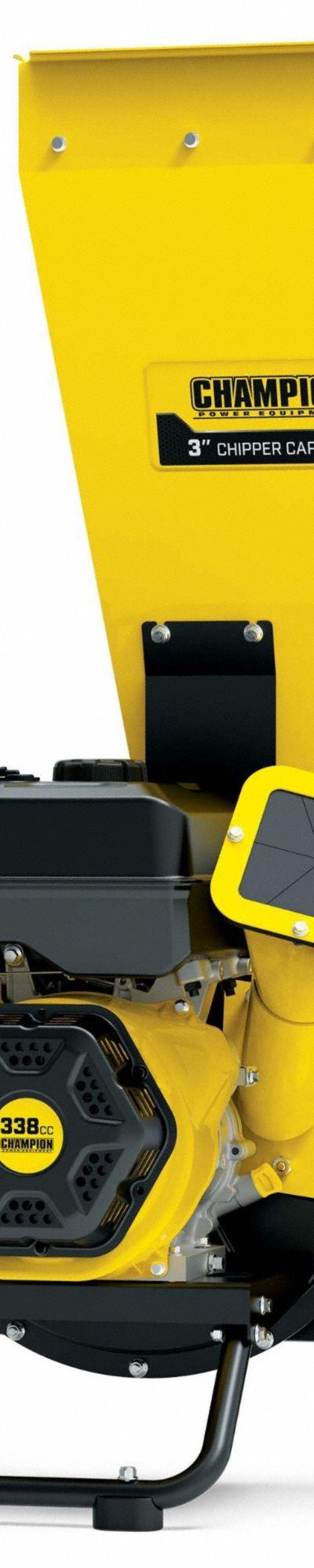 CHAMPION POWER EQUIPMENT Chipper Shredder,Portable - Chipper Shredders & Vacuums