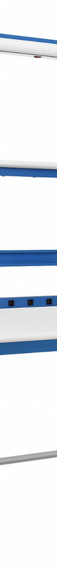 BENCHPRO Workbenches: Adj Ht, Laminate, 72 in x 30 in, 6,600 lb Overall Load Capacity, Blue (MPN KFC-6). Key specifications — Brand: BENCHPRO; Height Adjustability: Adjustable Height.