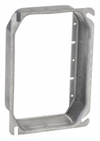 RACO Plaster Ring: Raised, 1 1/4 in Raised Ht, Steel, 5.88 in Overall Lg, 4.06 in Overall Wd (MPN 794). Key specifications — Brand: RACO; Material: Steel; Cover Design: Raised.