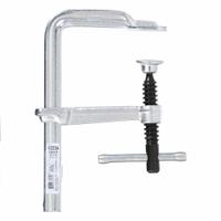 BESSEY Bar Clamp: Light Duty, Sliding T Handle, 4 in Jaw Opening - Max, 550 lb Clamping Force, F (MPN GS12-8K). Key specifications — attr668287: Bar Slide; attr668283: Swivel; attr663925: BESSEY.