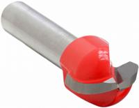 FREUD Round Groove Cut Profile Router Bit: Fractional Inch, Carbide, 1/2 in Cutter Dia., 2 Flutes (MPN 18-108). Key specifications — attr325197: FREUD.