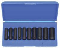 WESTWARD Impact Socket Set: 3/8 in Drive Size, Small Set (0-50 pieces) Set Size, 10 Pieces, SAE (MPN 4YP59). Key specifications — attr1204251: WESTWARD; attr1215453: 3/8 in; attr1215454: 5/16 in to 7/8 in.