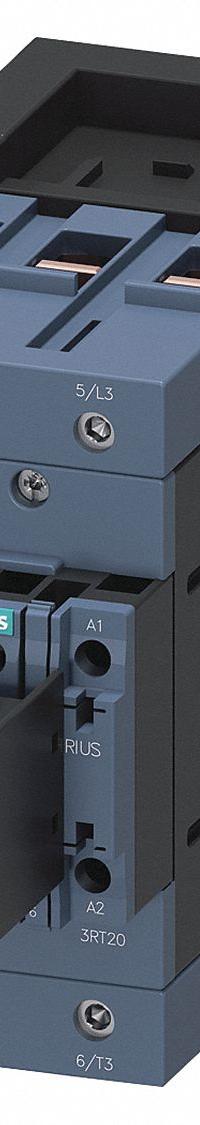 SIEMENS IEC Magnetic Contactor: 3 Poles, 120V AC, 96 A, SIRIUS 3RT Safety Contactors (MPN 3RT20461AK643MA0). Key specifications — Brand: SIEMENS; Integrated Surge Suppression: No.
