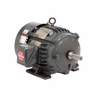 U.S. MOTORS General Purpose Motor: Rigid Base Mount, Totally Enclosed Fan Cooled, 10 hp, 230/460V AC (MPN H10T2B). Key specifications — Brand: U.S. MOTORS; Nameplate Voltage @ 60 Hz: 230/460V AC; Full Load Current @ 60 Hz: 27.7/13.9 A; Nameplate RPM @ 60 Hz: 1,775 RPM; Motor Enclosure: TEFC.