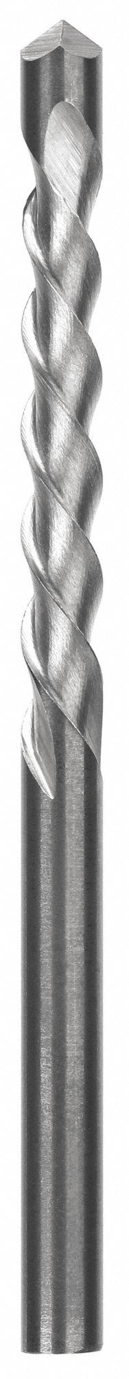 DEWALT Cut-Out Bit: High Speed Steel, 3/16 in Drill Bit Dia, 1 5/16 in Cutting Dp - Cut-Out Tool Routing Bits