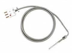 OMEGA Long-Life & High-Accuracy RTD Probes: 500°F /-200°C to 260°C, 2 in Probe Lg (MPN CF-000-RTD-2-60-1). Key specifications — Cable Length: 60 in; Brand: OMEGA.